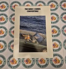 Brochure BMW Serie 3 E30
