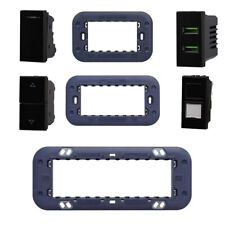 SERIE BTICINO FRUTTI AXOLUTE NERA COMPATIBILE PRESA SCHUKO INTERRUTTORI USB TV