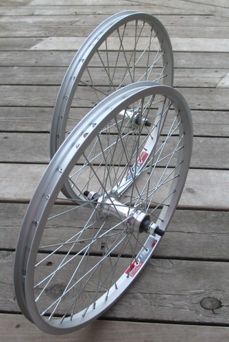 Set ruote argento bmx asse - 3/8,