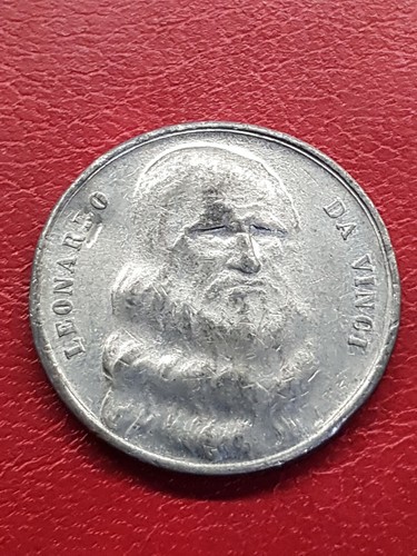 Leonardo vinci medaglia - leonardo,