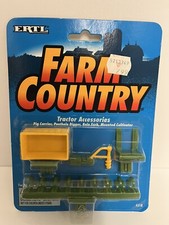 ERTL 1/64 COLTIVATORE TRASPORTO TUTTI I PALI FORO ESCAVATORE FORCELLE SET PER TRATTORE