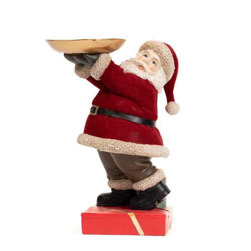 Babbo natale con vassoio - natale,