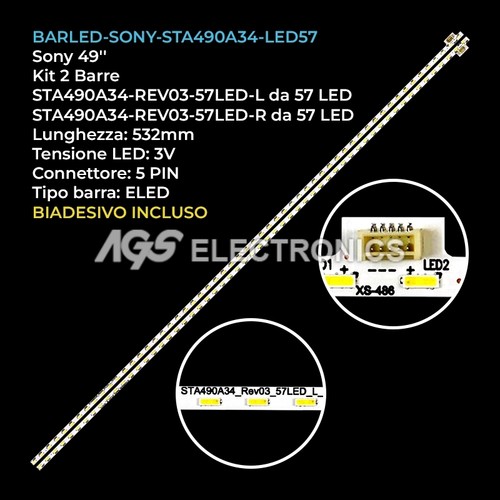 Kit barre strip led tv - kit,