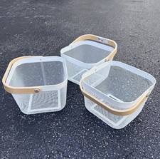 3x IKEA RISOTORP cestino filo