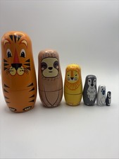 Rinco Wooden Tiger Figurine