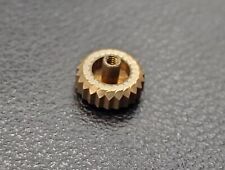 Corona compatibile logo Universal Geneve vintage gialla D.6mm semplice passo 120