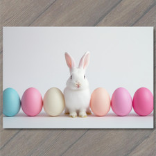 Art Print Baby Bunny Pastel