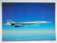 AEREO AIR FRANCE CONCORDE airplane CPA postcard cartolina