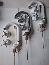 Rubinetto LAVELLO DEDRA Fratelli FRATTINI Bianco-oro/bianco-argento Vedi Foto