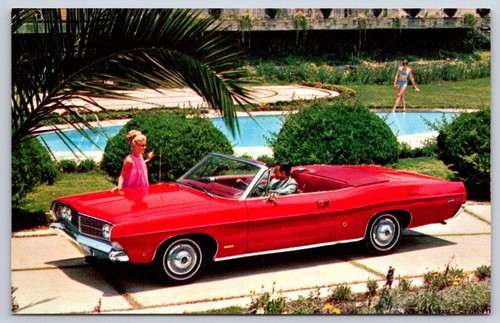 Piscina auto rossa ford - auto,