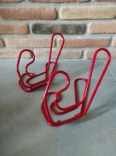 IKEA coppia ganci appendiabiti FRAN colore rosso - vintage anni 2000