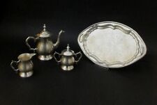 ✅ SERVIZIO DA THE' ARGENTO SILVER PLATE META' 900 ANTIQUE - 4181