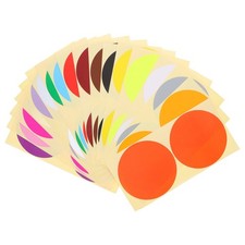  60 Fogli Adesivi Cerchio Colorato - Adesivi Punti Colorati 4 Pollici - Rotondo Self