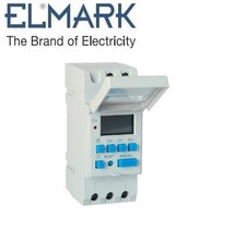 INTERRUTTORE ORARIO DIGITALE MODULARE TIMER DIN ELETTRONICO