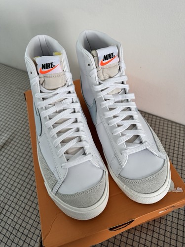 Nike blazer mid bianco blu - mid,