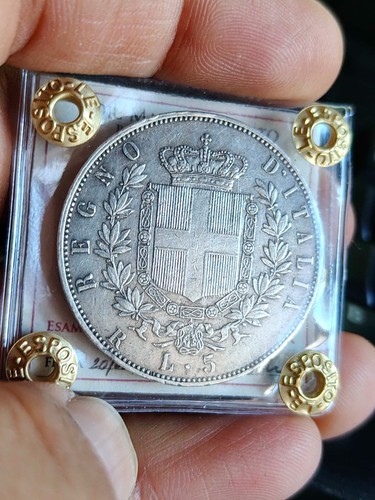 Rara lire 1870 roma - rara,
