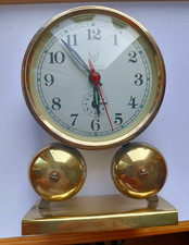 SVEGLIA MECCANICA VINTAGE FUNZIONANTE COME OROLOGIO MANCA MARTELLO SUONERIA