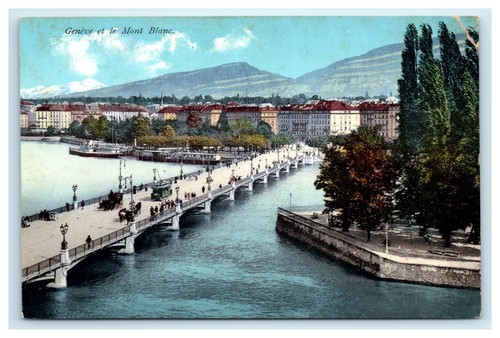 Cartolina geneve mont - le,