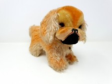TRUDI CAGNOLINO PELUCHE - DOG -VINTAGE ANNI '50  WITH TAG no Steiff