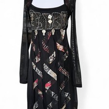 Abito Save the Queen nero a