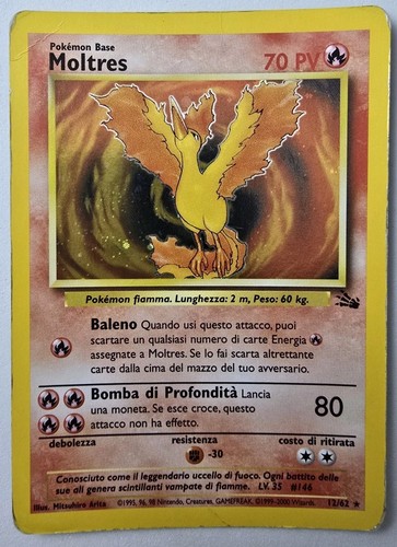 Pokemon moltres set - moltres, 12/62