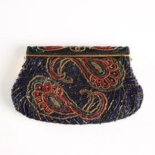 La Nuit Fennec Pochette Vintage Perline Raso Mancanze Second Hand Originale