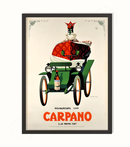 Carpano vermouth poster - carpano,