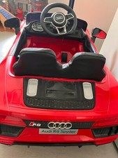 MACCHINA ELETTRICA AUDI BAMBINI 12V  ROSSA