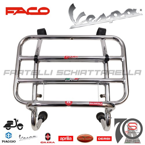 Portapacchi anteriore cromato - portapacchi,
