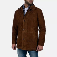 Cappotto uomo scamosciato - cappotto,