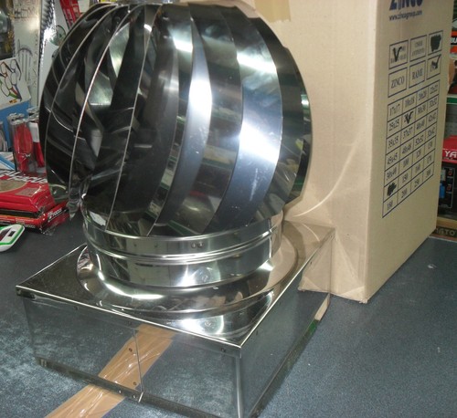 Aspiratore girevole inox fumi - girevole,