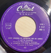 Benny Goodman And His Orchestra – Let's Dance / Jumpin' At The Woodside