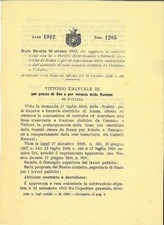 Regio Decreto 1912