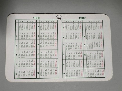 Calendario calendar rolex - calendario,