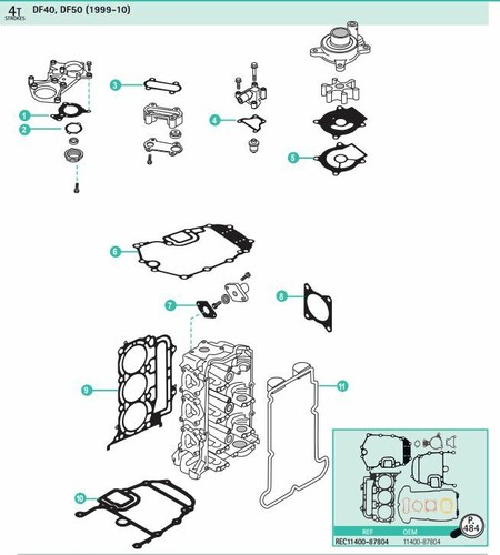 Kit guarnizioni powerhead per - kit,
