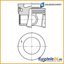 Pistone KOLBENSCHMIDT 41271620