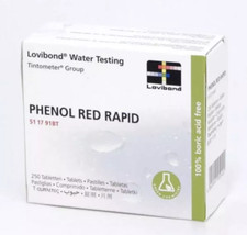 Lovibond Phenol Red Rapid Pastiglie Reagenti Test Manuale NO Fotometro