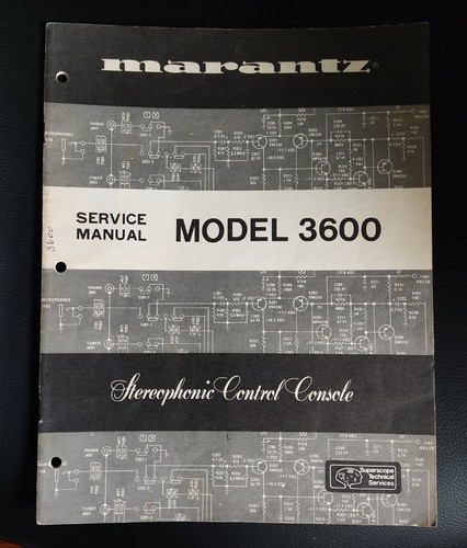 Marantz model 3600 - model, preamp