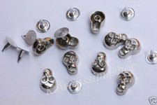 40pz Borchie teschio con