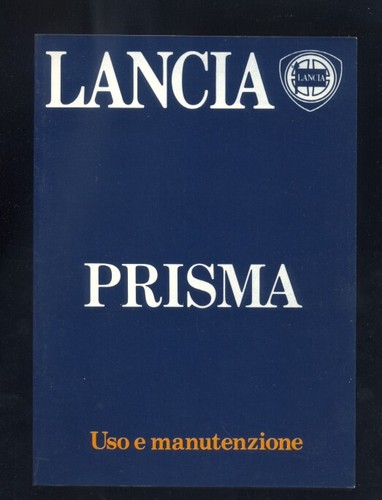 Lancia prisma uso e - ,uso,