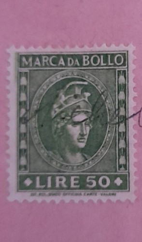 Lotto marche bollo 50 - di,