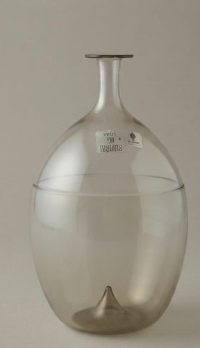 Vaso bottiglia venini bolle - vaso,