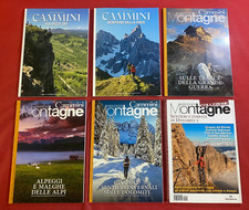 MERIDIANI MONTAGNE CAMMINI Lotto 6 Riviste Ed. Domus (2015/2021) PARI AL NUOVO