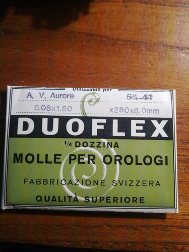 Molla carica duoflex - di,