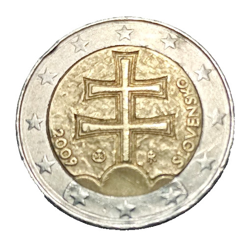 Euro slovenia 2009 rara - 2,