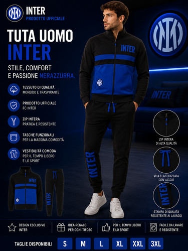 Pigiama uomo inter - uomo,