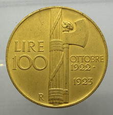 Raro 100 lire Fascio 1923 qFDC