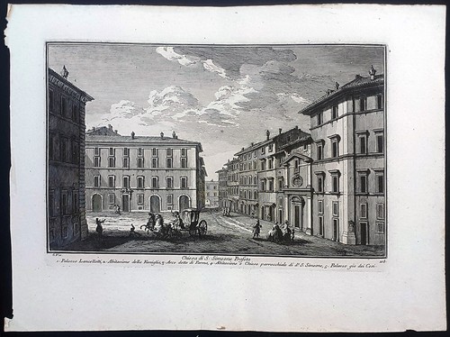 Stampa antica roma giuseppe - roma,