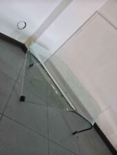 Tavolino in cristallo di design Rimardesio triangolo Modernariato