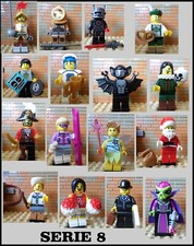 Lego 8833   Minifigures  Serie 8 Originali con accessori